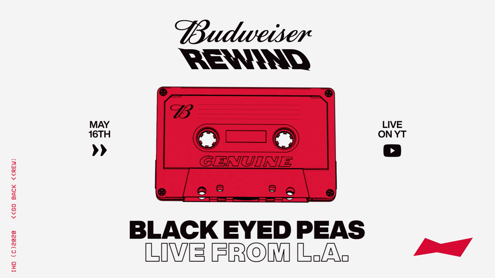 Budweiser Rewind Live-Stream Concerts – Motion & Idents